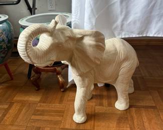 Large elephant statue