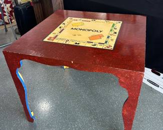 Custom Monopoly Game Table