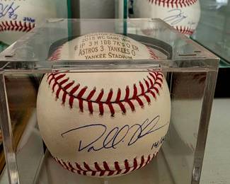 Autographed Dallas Keuchel World Series Win