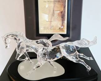 Swarovski “The Wild Horses / Die Wilden Pferde” 2001 Numbered Limited Edition, designed by Martin Zendron. It was limited to 10,000 pieces and came with the luxury box and numbered COA, �