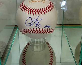 Autographed Christian Javier 23 of 100 NO HITTER 2017 World Series Ball