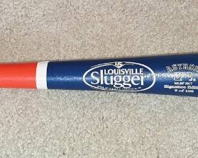 2017 World Series Champions Bat9 of 100 Autographed by A.J.Hince