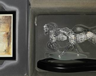Swarovski “The Wild Horses / Die Wilden Pferde” 2001 Numbered Limited Edition, designed by Martin Zendron. It was limited to 10,000 pieces and came with the luxury box and numbered COA. �