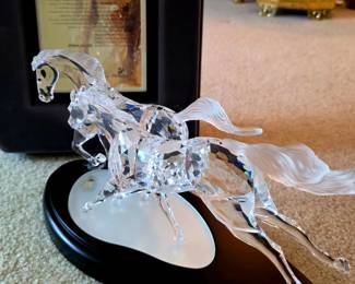 Swarovski “The Wild Horses / Die Wilden Pferde” 2001 Numbered Limited Edition, designed by Martin Zendron. It was limited to 10,000 pieces and came with the luxury box and numbered COA, �