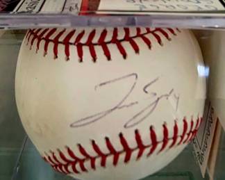 Autographed George Springer Ball