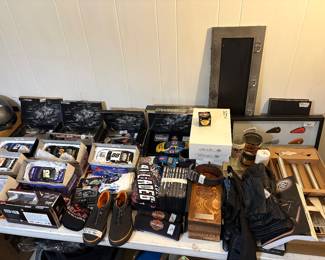Nascar and Harley Davidson items