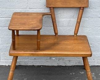mid century gossip chair