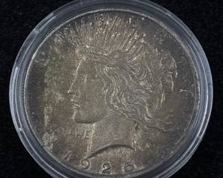 1925 peace silver dollar