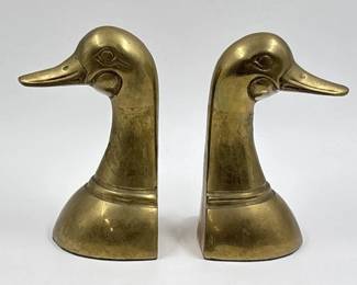 Brass Duck book ends