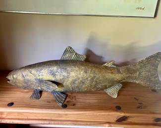 Lot #8 - $250 -Tin fish- thin, lightweight 3'L x 11"H