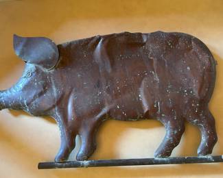 Lot #49 - $195 -Copper pig from weathervane