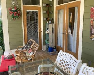 Patio furniture and decor