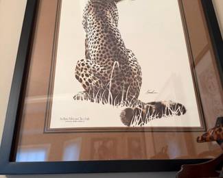 "Indian/African Cheetah" Print by Kushner