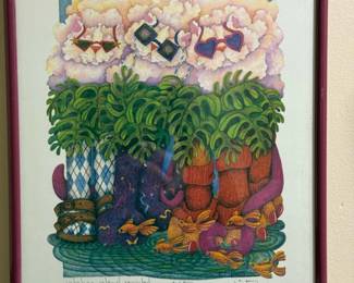 Signed Limited Edition "Catalina Island Revisted" by J.S. Perry
