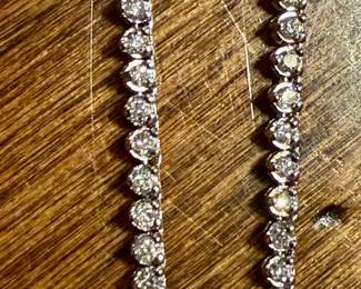 3ct Lab Grown Diamond Necklace in Sterling Silver