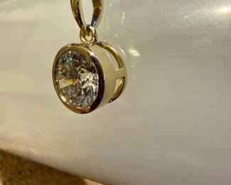 2ct VS1 Excellent Cut Lab Grown Diamond in 14kt IGI Certified