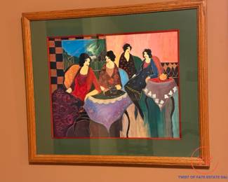 "Two by Two" Lithograph by ITZCHAK TARKAY