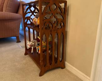 St Thomas Aquinas Gothic Tracery Table with Cathedral Style Fretwork