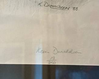 Signed Limited Edition by Kevin Donaldson