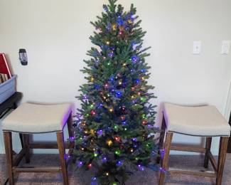 Smaller Douglas Fir pre-lit tree