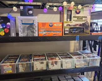 Dvd. Blu-ray and music cds! Shelving is nfs.