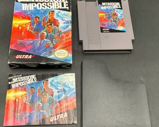 Mission Impossible NES With Original Box