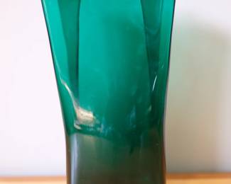 Blenko paper bag vase