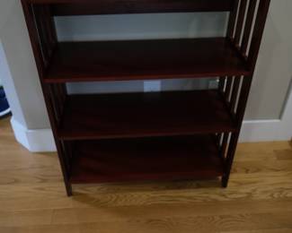 Ore International® Home Decorators Collection 3 Tier Rubberwood Bookcase, Cherry. Dimensions: 36"(H) x 30"(W) x 12"(D).