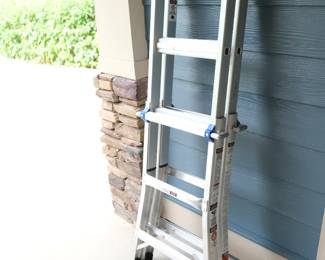 The Werner MT-13 Aluminum Multi-Position Ladder offers exceptional adaptability for various household and professional jobs. It provides up to 13 adjustable working heights and can be transformed into five distinct configurations. You can buy it at major retailers like The Home Depot and Lowe's.Key Technical SpecificationsExtension Height Range: 7 to 11 feet.Stepladder Height Range: 3 to 5 feet.Maximum Reach Height: 14 feet.Total Product Weight: 27 lbs.Storage Dimensions: 43" Height x 22" Width x 8" Depth.Safety Class: Type IA Rating (Supports up to 300 lbs).