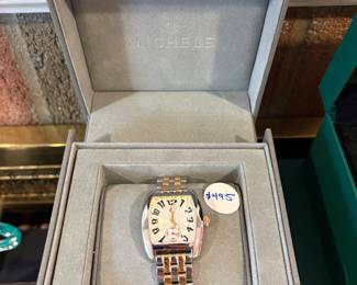 Michele mixed metals watch ($1,500 retail)