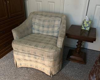 Club Chairs (1 of 2), Side Table