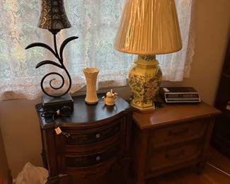 Side Tables, Lamps
