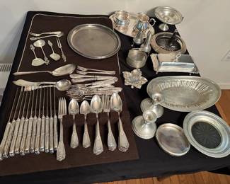 Sterling Silver, Silver Plate Fatware