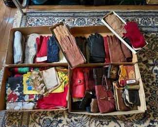 Gloves, Scarves, Wallets