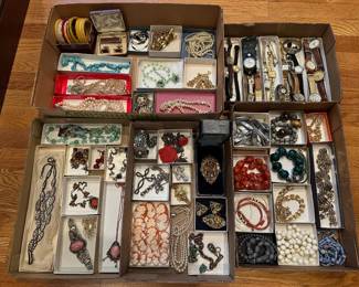 Jewelry - Costume - Antique - Victorian - Art Deco - Watches