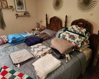 Bedroom Furniture and Blankets