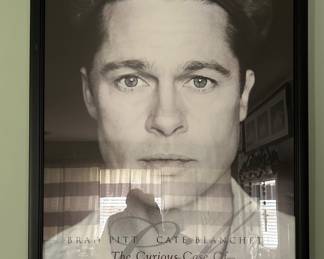Signed by Brad Pitt