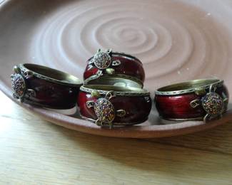 Jay Strongwater Napkin Rings