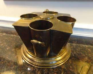 Copper Wine Caddy Bottle Holder