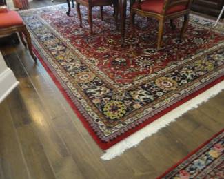 Rug measures 13.5 x 10