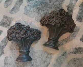 Pair of wall shelves