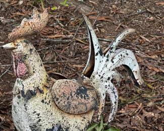 Metal Garden Rooster
