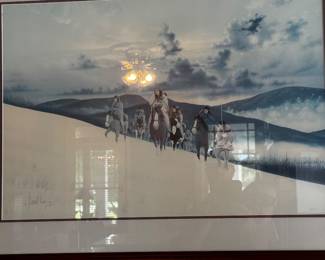 Leaving the Memories Donald Vann Signed Print