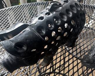 Vintage Cast Iron Pig