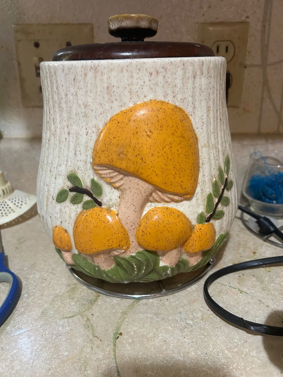 Mushroom Cookie Jar