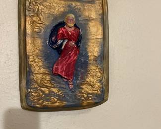 Chalkware wall decor
