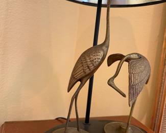 crane lamp closeup