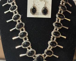 black onyx Squashblossom