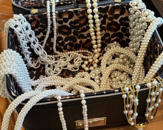 pearl necklaces