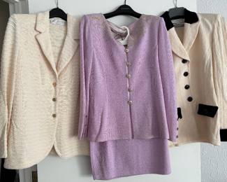 St John Knit Blazers and Dress Suit